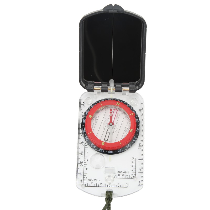Multifunctional Card Compass Portable Map Directional Compass Outdoor Adventure Equipment