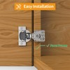 Chibery 30 Pack 1" Overlay 3D Soft Close Concealed Hinge