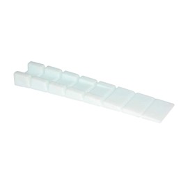 S&S-Shop 30 Furniture Wedges Made of Plastic – White – with 7 Set Breakage Points / Wheel Chocks / Adjusting Wedges / Mounting Wedges