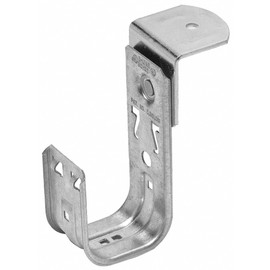 B-LINE by Eaton Silver J-Hook, Threaded Rod Mounting Location, 30 lb. Max. Load Capacity