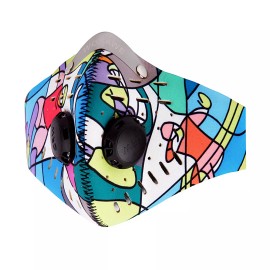 Unbranded Dust Masks with 5 Carbon Filters for Woodworking Outdoor Anti-Fog Breathable - CR Mask with 5 Filters