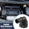 X AUTOHAUX Engine Coolant Hose Connector for VW Caddy 2C
