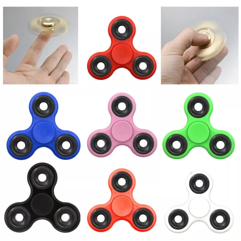 Generic Tri Fidget Hand Spinner Focus Desk Toy EDC ADHD