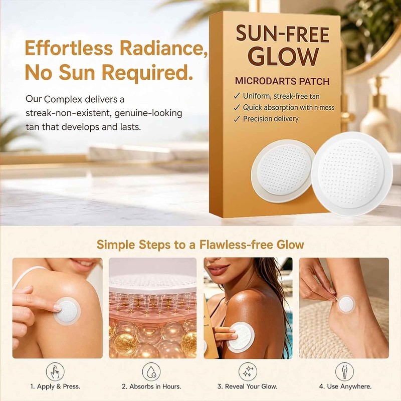 Sun Free Glow Patches, Sun Free Glow Microdarts Patch, Enhances