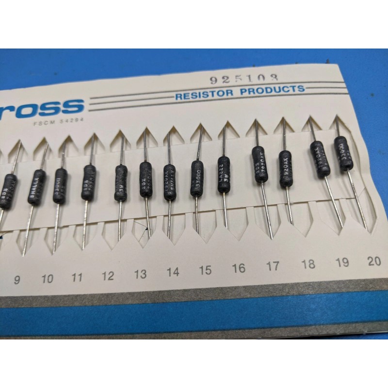SHALLCROSS (20 Pcs) Resistor Wire Wound SHALLCROSS , 3 W