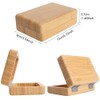 Home Storage Box, Handmade Bamboo Wooden Soap Holder, Bathroom Soap