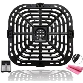 Nvkwca 6QT Air Fryer Rack for Instants Pot Vortex Plus 6QT XL Air Fryers, Premium Air Fryer Grill Crisper Plate Pan Tray Grate Shelf Grid for Instants Vortex 5.7QT 6QT Air Fryers, Dishwasher Safe