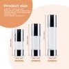 longway 15ml Airless Pump Bottle Silver Airless Cosmetic Cream Pump
