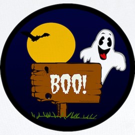 CafePress Boo! Infant Creeper Cute Infant Bodysuit Baby Romper Cloud White