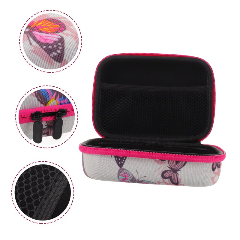 Mipcase 15Grid Camera Case Durable Zipper Closure Bag for Travel