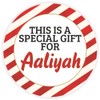 This is a Gift for Aaliyah - Circle Sticker Decal