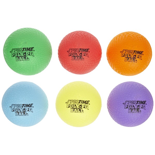 Sportime Poly-PG Gradeball Set, 8-1/2 Inches, Set of 6 -