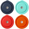 Replacement Lids for Pyrex 7200-PC 2 Cup, Silicone Round Storage