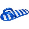 Blue Wave Marine Blue Flip Flop Inflatable Pool Float, 71"