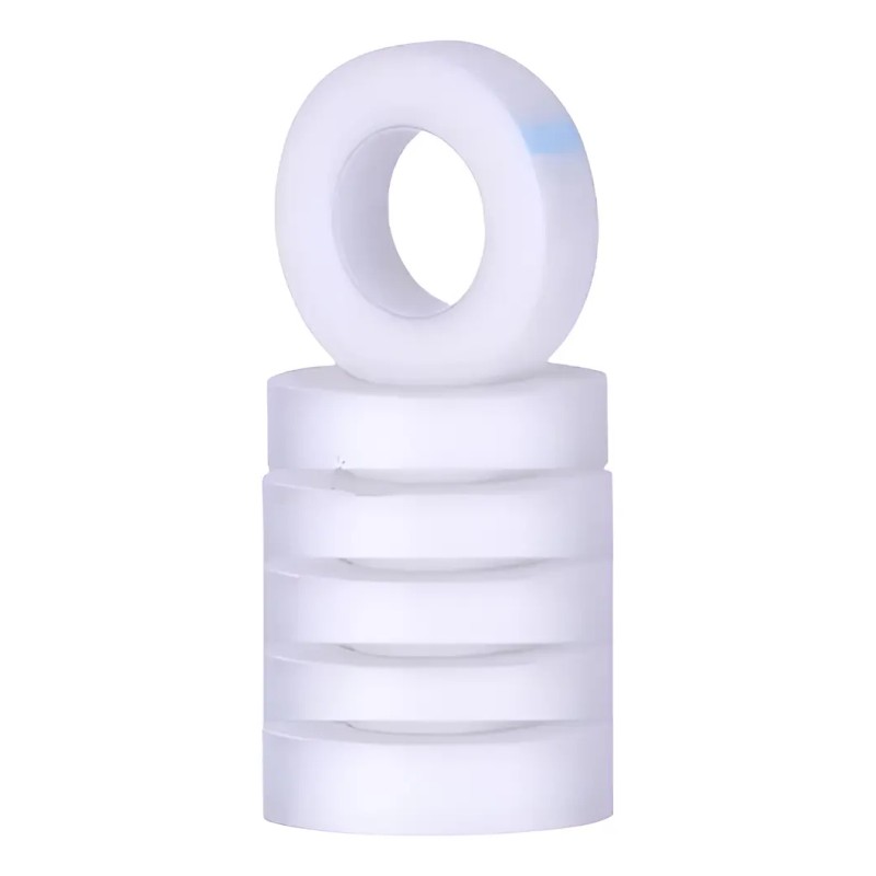 6 Cintas Transpore Transparente Médica Extensión De Pestañas
