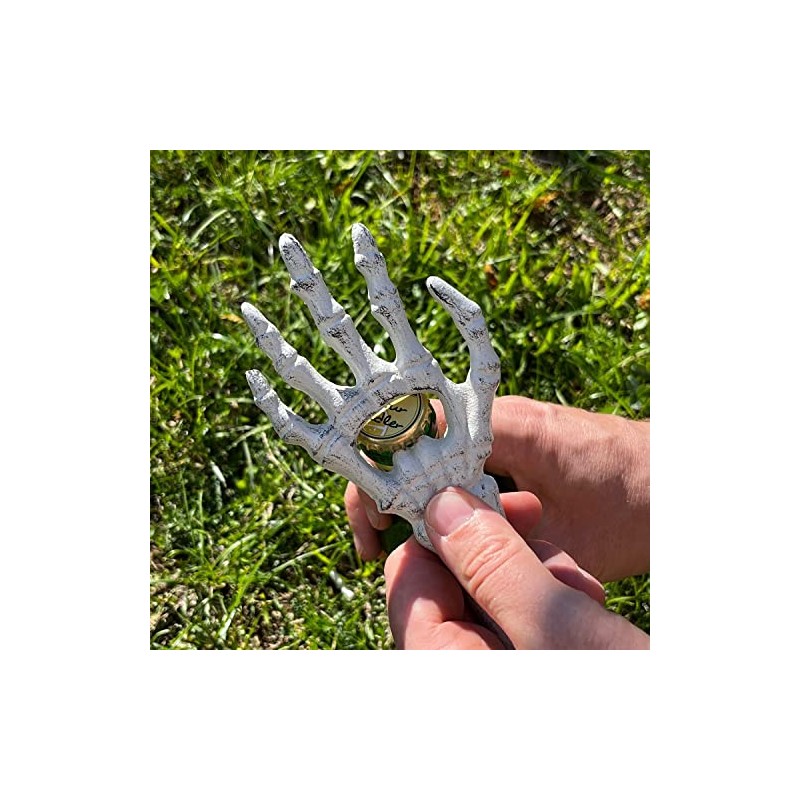 Skeleton Hand Cast Iron Bottle Opener