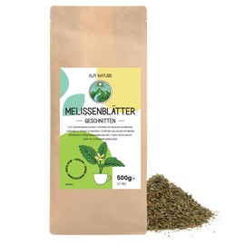 Alpi Nature Lemon Balm Tea 500 g Loose Tea Lemon Balm Dried Balm Leaves for Preparing Balm Tea and Lemon Balm