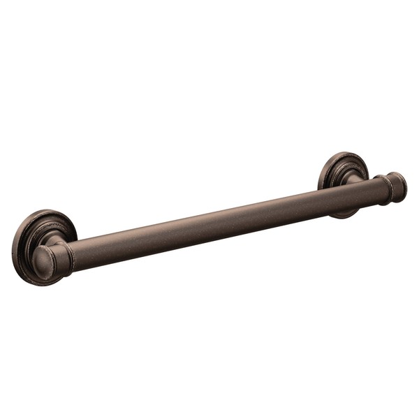 Moen YG6424ORB Belfield Safety 24-Inch Stainless Steel Traditional Bathroom Grab Bar, Oil Rubbed Bronze