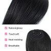 Dsoar Clip in Side Bangs Real Human Hair Bang Natural