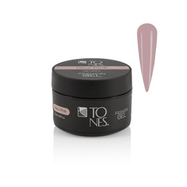 TONES Fashion Gel - Premium, Long-Lasting LED or UV Poly Gel Nail Gel - 7-Free - Quick-Curing Nail Art and Nail Design Overlay or Nail Sculpting Gel - (1.89 Oz, New Pink)