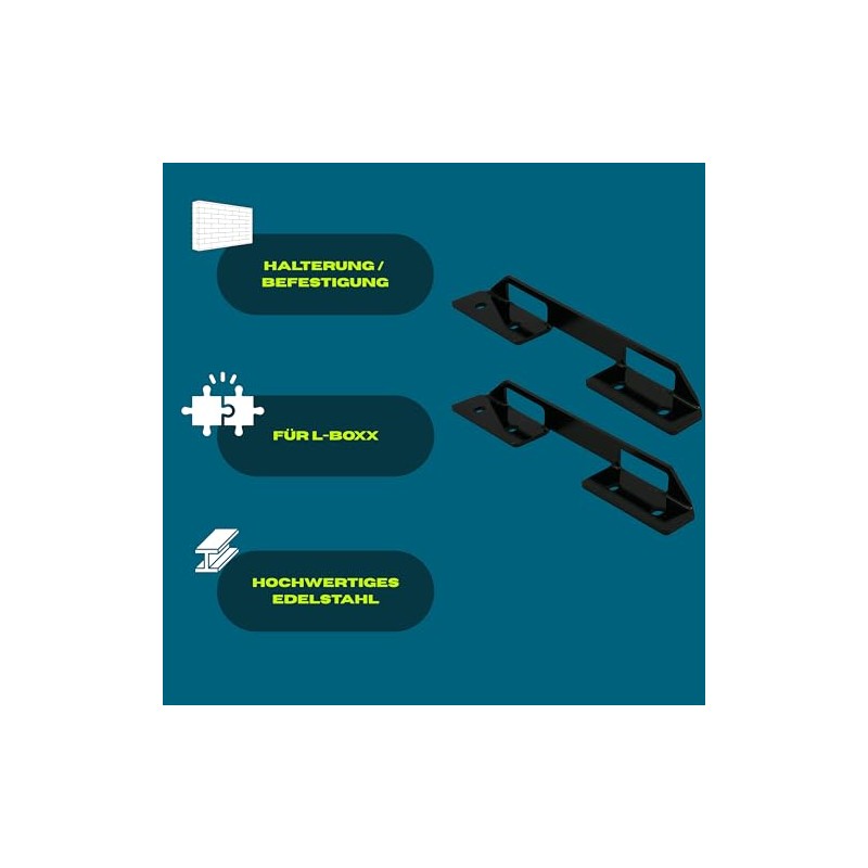Steel Bracket for Bosch L-BOXX & Sortimo - Robust L-Boxx
