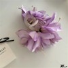 Fashionable Faux Flower Hair Accessory, Purple, Elegant And Fashionable, a