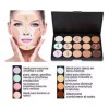 Mafab 5 Piezas Paleta De 15 Correctores Granos Maquillaje Contorno