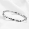 Aheli Silver Plated Openable Bracelet Fancy Stylish Jewellery Gift for
