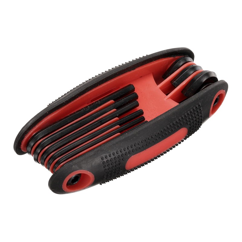 sourcing map Folding Hex Key Wrench 5/64"-1/4" SAE 9 in