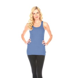 Brag womens Tummy Tucker Pajama Top, Light Blue, Medium US