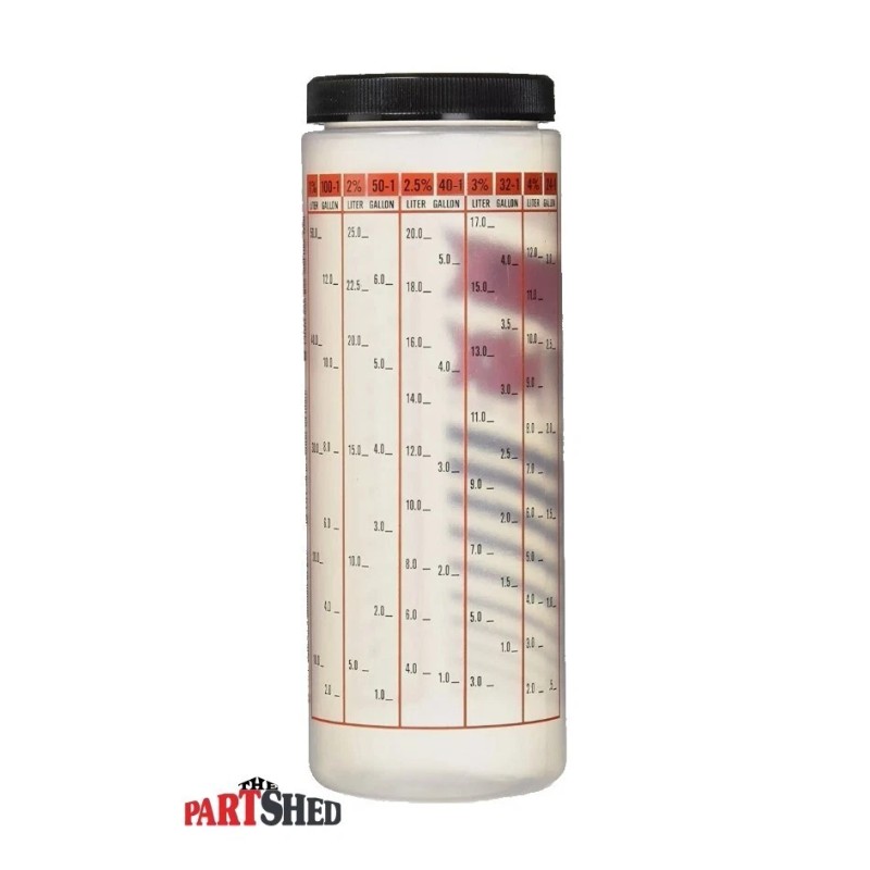 Maxima Quick Mix 2 Stroke Ratio Measuring Bottle With 16oz