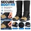Waterproof Hiking Leg Gaiters for Snow, Sand and Mud Protection,