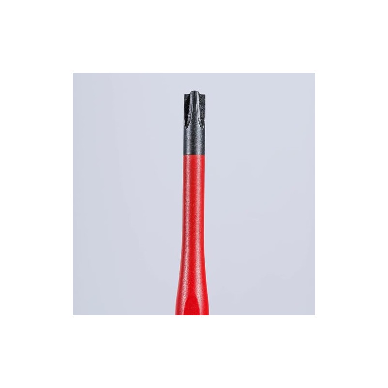 Knipex Schraubendreher (Slim) PlusMinus Phillips® brüniert, isolierender Mehrkomponenten-Griff, VDE-geprüft 212
