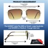 proSPORT Aviator Sunglasses Readers Full Lens Tinted Reading +2.25 Pack