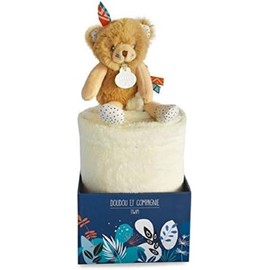 DOUDOU ET COMPAGNIE - TIWIPI Bear Blanket-100 x 70 cm-DC3646