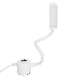 Luz De Costura Ajustable De 360 ​​grados, 30 LED, Con Base Magnética, Luz Para Máquina De Coser Alimentada Por USB, Para Máquinas De Coser, Dormitorios, Fábricas