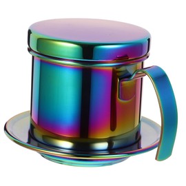 COLLBATH Stainless Dripper Metal Coffee Filter Funnel for Home Outdoor Use Compact Lightweight Design for Travel Camping Elegant Appearance