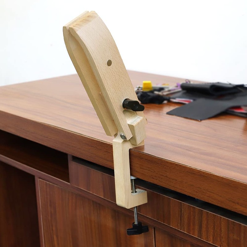 FASTTOBUY Leather Pony Leather Sewing Tool, Adjustable Improved Leather Tool,