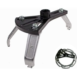 CarAngels Universal Free-Adjust Fuel Tank Cap Wrench Fuel Pump Oil Filter Wrench (3 Jaws)