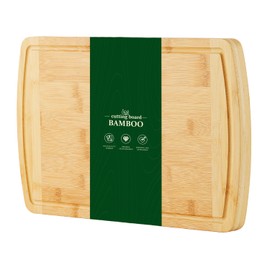 DYTesa Bamboo Cutting Board 16x10x1 inch with Juice Groove - Bamboo Cutting Board, Charcuterie Board, Butcher Block, Non Plastic Wooden Chopping Board