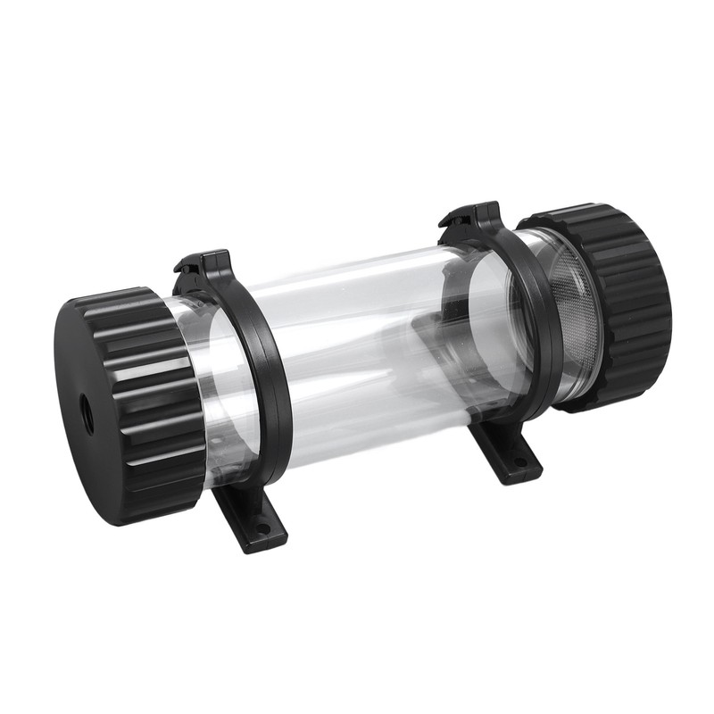 Cylindrical Water Cooling Tank PC Water Tank Built in Filtration
