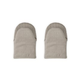Le Creuset Set of 2 Mini Oven Mitts, 8", Sable