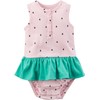 Carter's Baby Girls' Watermelon Sunsuit 6 Months