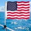 FLAGMESAGE Boat Flags Marine 16 x 24, American Flag Pole