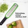 Oxo 11215400 Rallador para Cítricos Acero Verde/Negro, Multicolor