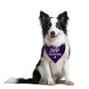 Be Kind I'm Blind Dog Bandana, Purple Dog Bandana, Blind