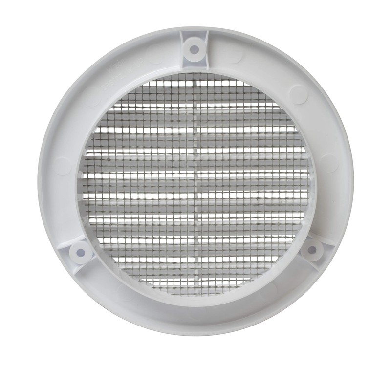 Vent Systems 4" Inch (Opening Dimensions) White Soffit Vent Cover