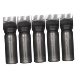 Healeved Versatile Hair Dye Shampoo Bottles 5 Pack Scalp Applicator Bottles for Oil Styling Leakproof Design