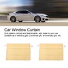 2Pcs Grid Design Anti Ultraviolet Car Curtain Side Car Window