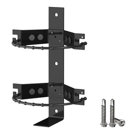 Premium Fire Extinguisher Mount Bracket - Universal Fit for 2.5&5lb Extinguishers, Heavy-Duty & Easy Installation - Ideal for Home, Truck, RV, Vehicle, Boat, Marine & Commercial Use - Black